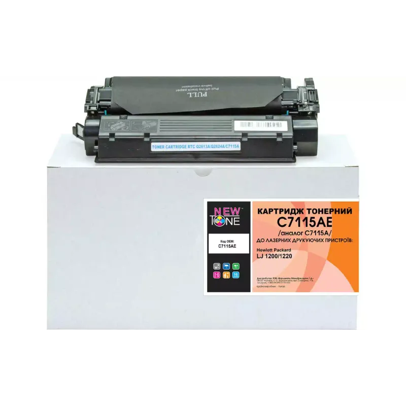 Φυσίγγιο Newtone C7115A, Black (C7115AE)