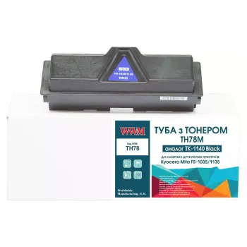 Тонер WWM TK-1140, Black (TH78)