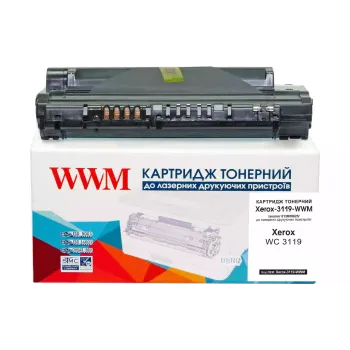 Cartridge WWM (Xerox-3119-WWM), for Xerox WC 3119, Black