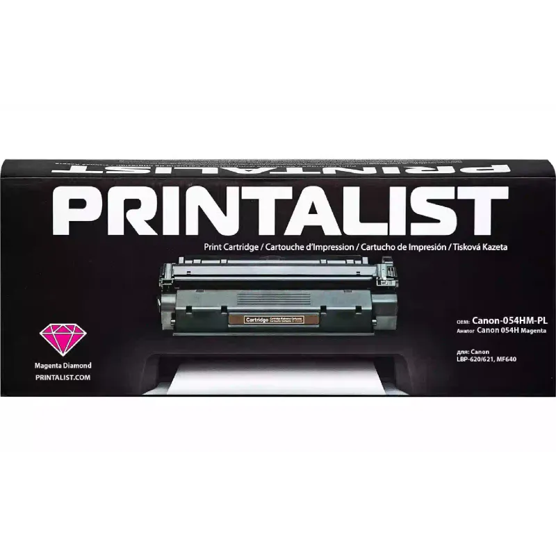 Cartridge Printalist  Magenta Canon 054H (Canon-054HM-PL)