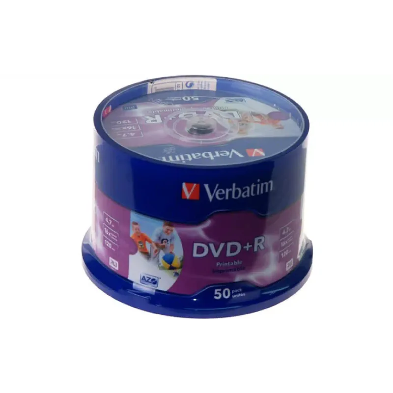 Диск DVD+R Verbatim (43512)