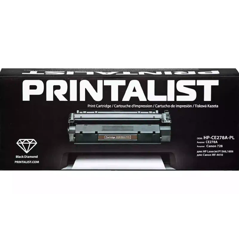 Cartridge Printalist  Black CE278A (HP-CE278A-PL)