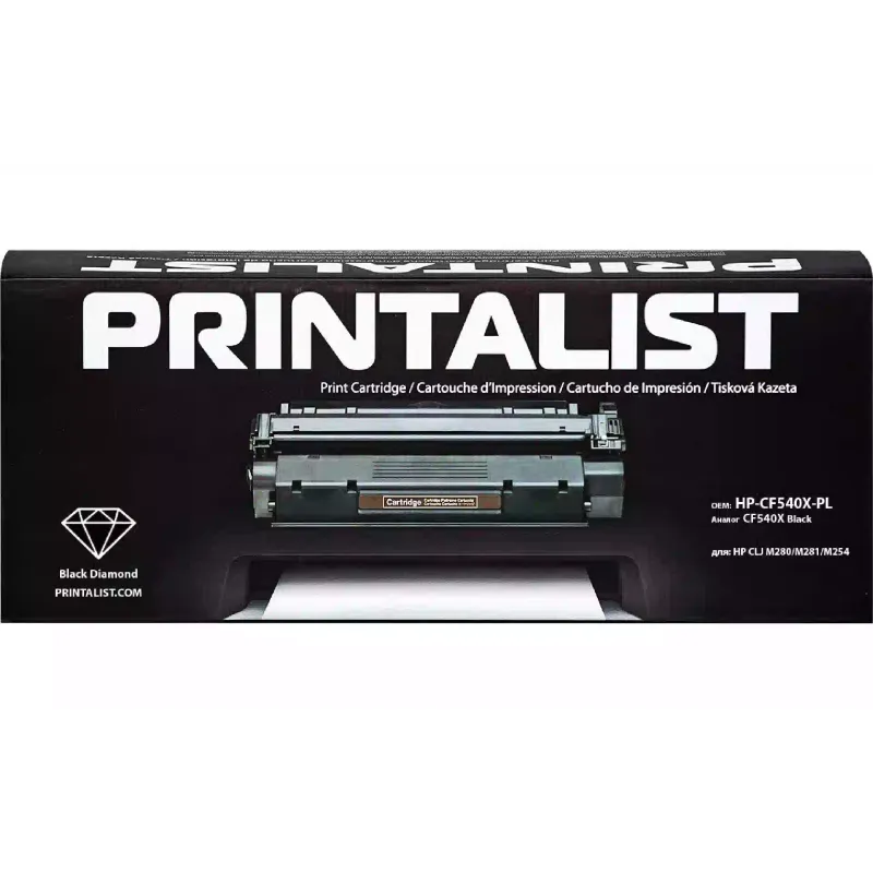 Cartridge Printalist  Black CF540X (HP-CF540X-PL)