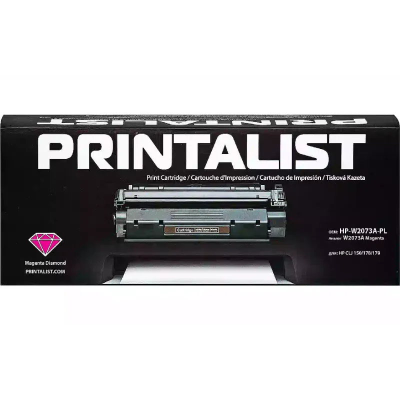 Cartucho Printalist W2073A, Magenta (HP-W2073A-PL)