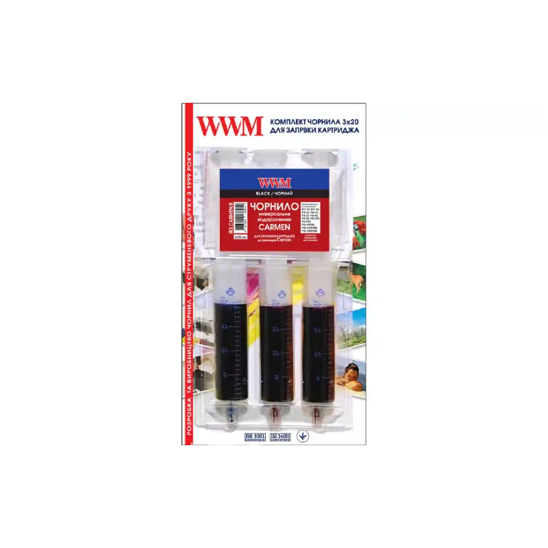 Комплект за презареждане WWM, Black (IR3.CARMEN/B)