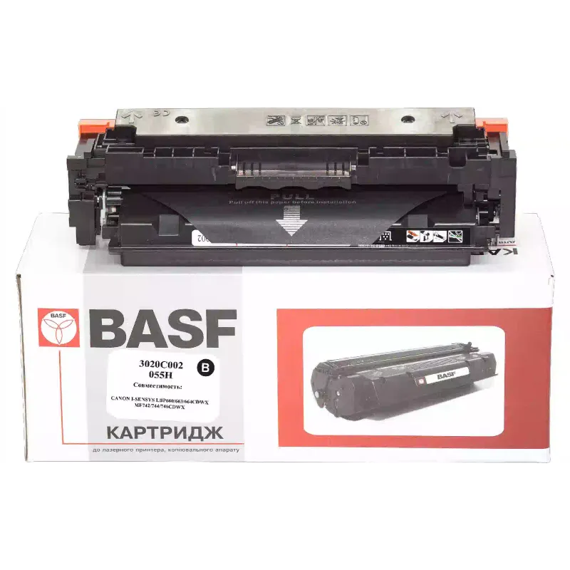 خرطوشة BASF Canon 055H, Black (BASF-KT-3020C002-WOC)