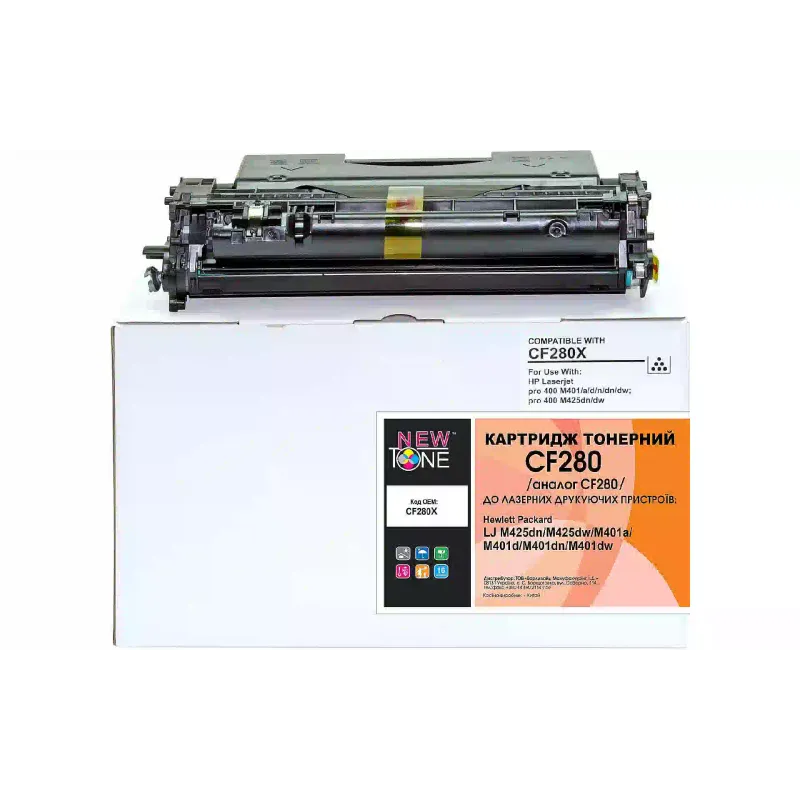 خرطوشة Newtone, Black (NT-KT-CF280X)