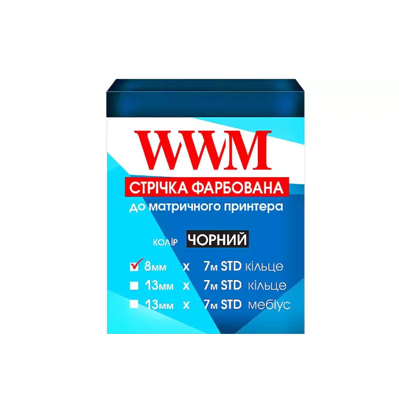 Fita de tinta WWM, Black (R8.7S)