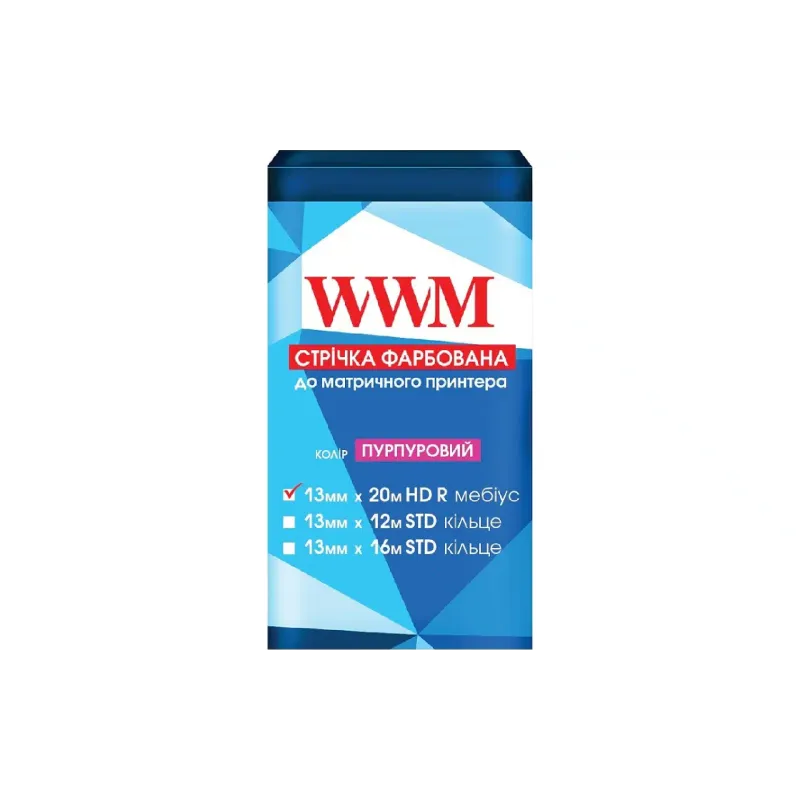 Tintaszalag WWM, Purple (M13.20HRP)