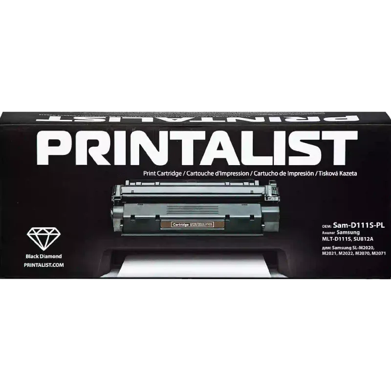 خرطوشة Printalist MLT-D111S, SU812A, Black (Sam-D111S-PL)