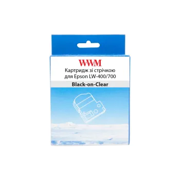 Κασέτα μελανοταινίας WWM, Black-on-Clear (WWM-ST9K)