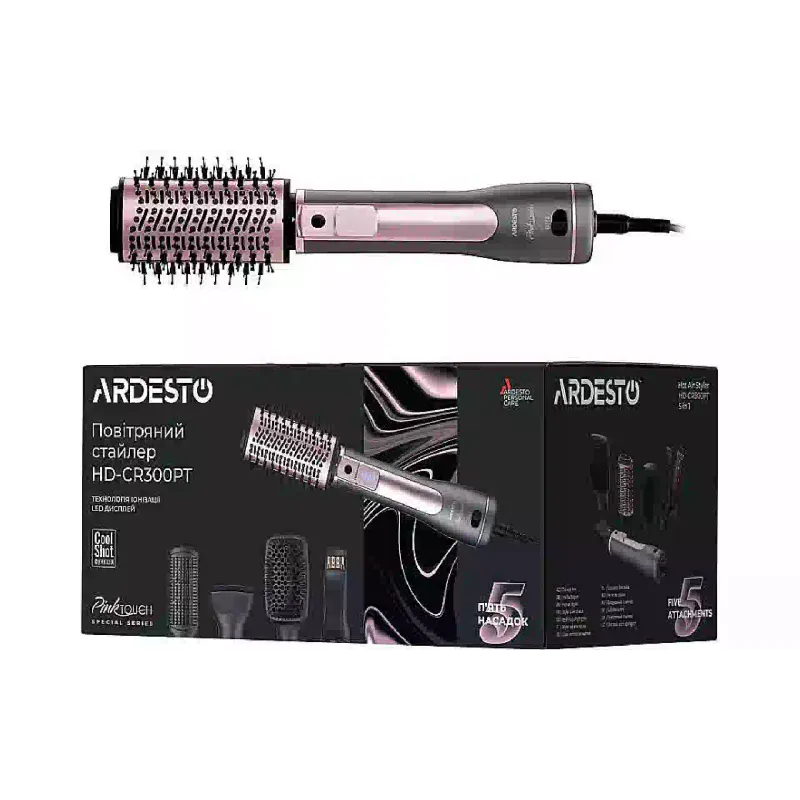 فرشاة مجفف الشعر Ardesto, Gray (HD-CR300PT)