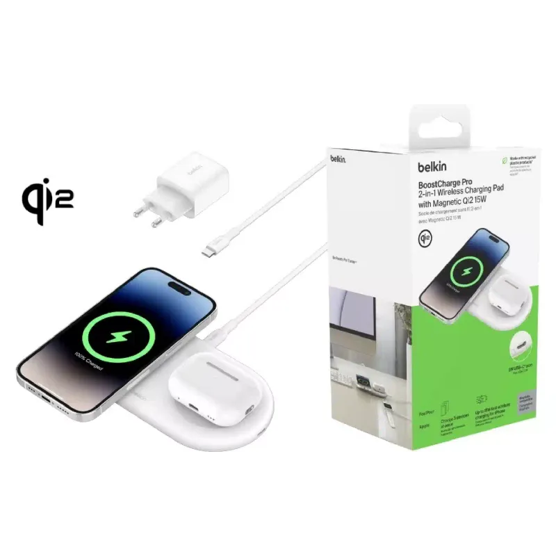 Зарядно устройство Belkin, White (WIZ021VFWH)