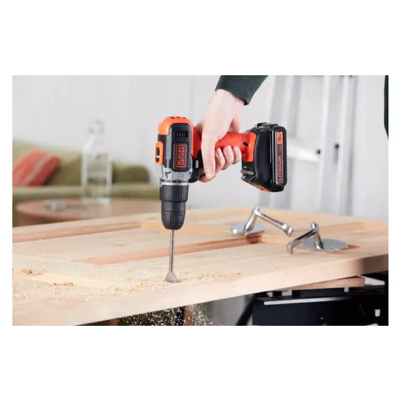 Drill-screwdriver Black+Decker, Black (BCD003C1)