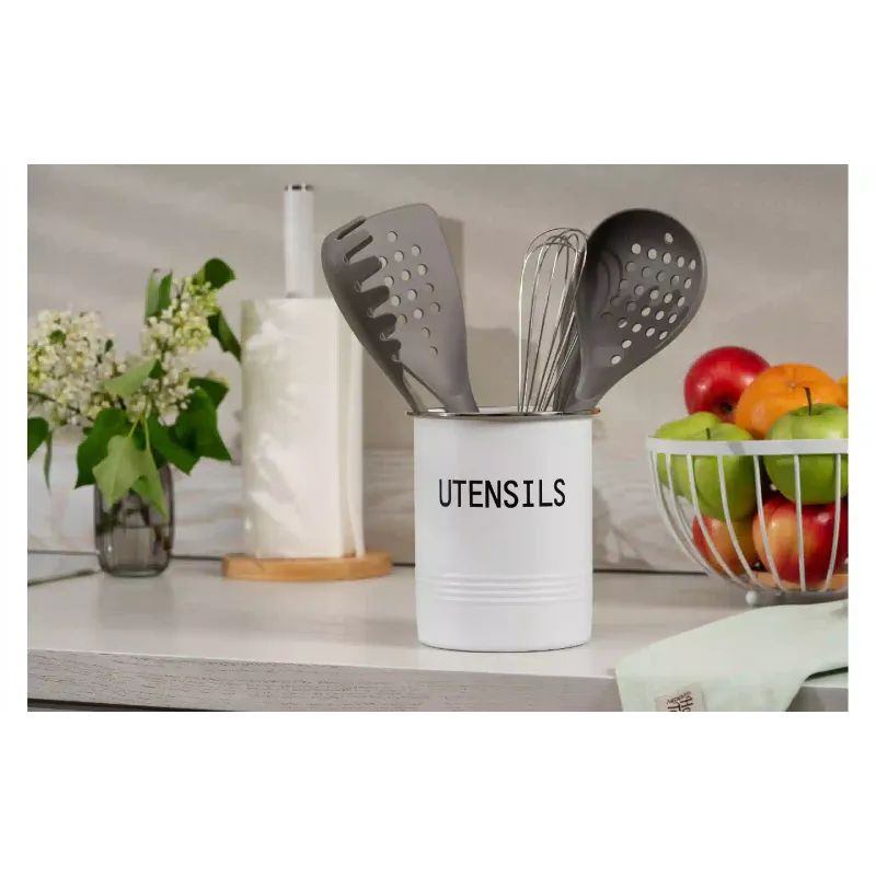 Kitchen utensil stand Ardesto Midori, White (AR0915W)