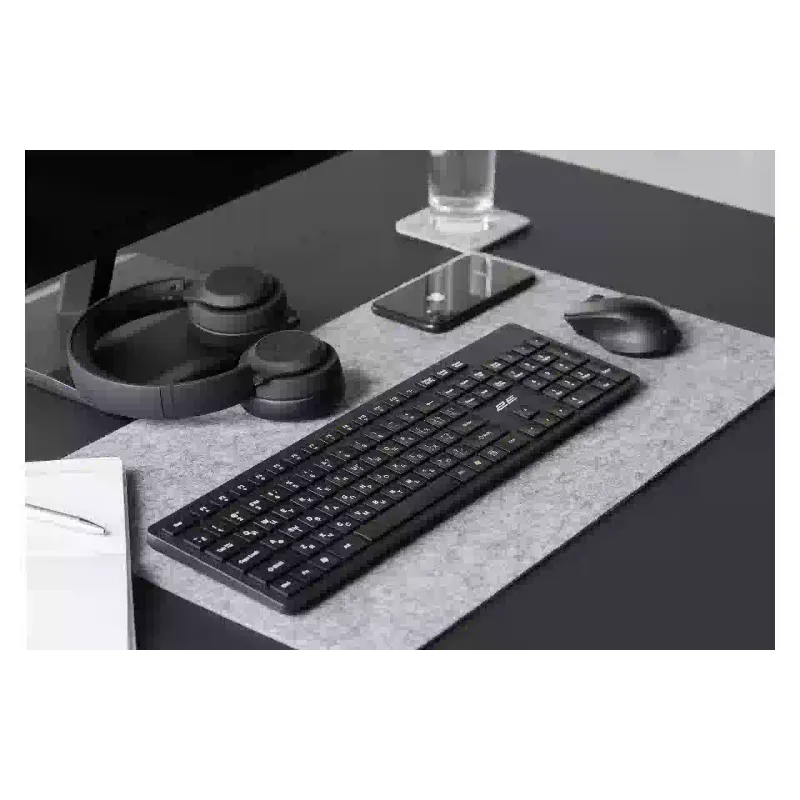 Keyboard + Mouse 2E MK420 (2E-MK420WB), Black
