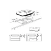 Hob Electrolux (EIV83443BW), White