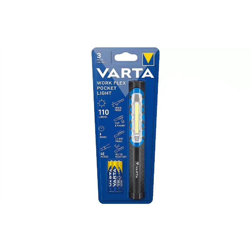 Lanterna Varta Work Flex Pocket Light (17647101421)