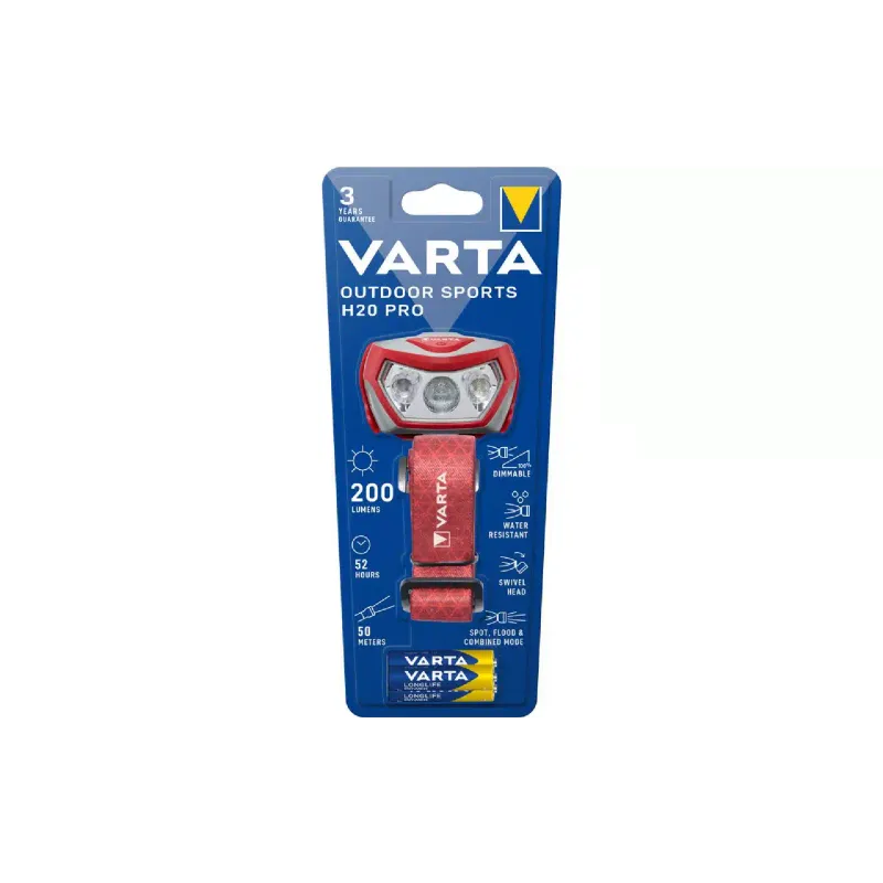 Ліхтар Varta H20 Pro, White (17650101421)