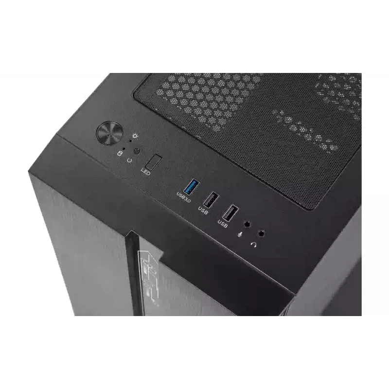 Gabinete para PC 2E Runa G2107, Black (2E-G2107)