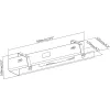 Cable organizer Digitus  Black (DA-90450)