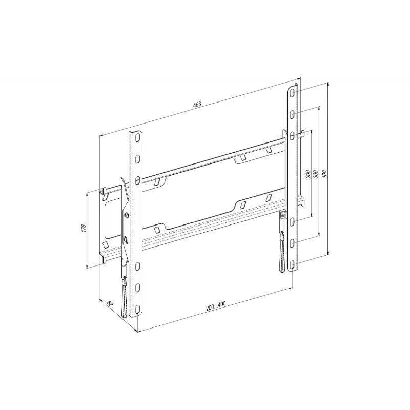 Βάση στήριξης για οθόνη με δυνατότητα κλίσης KSL (48EN)