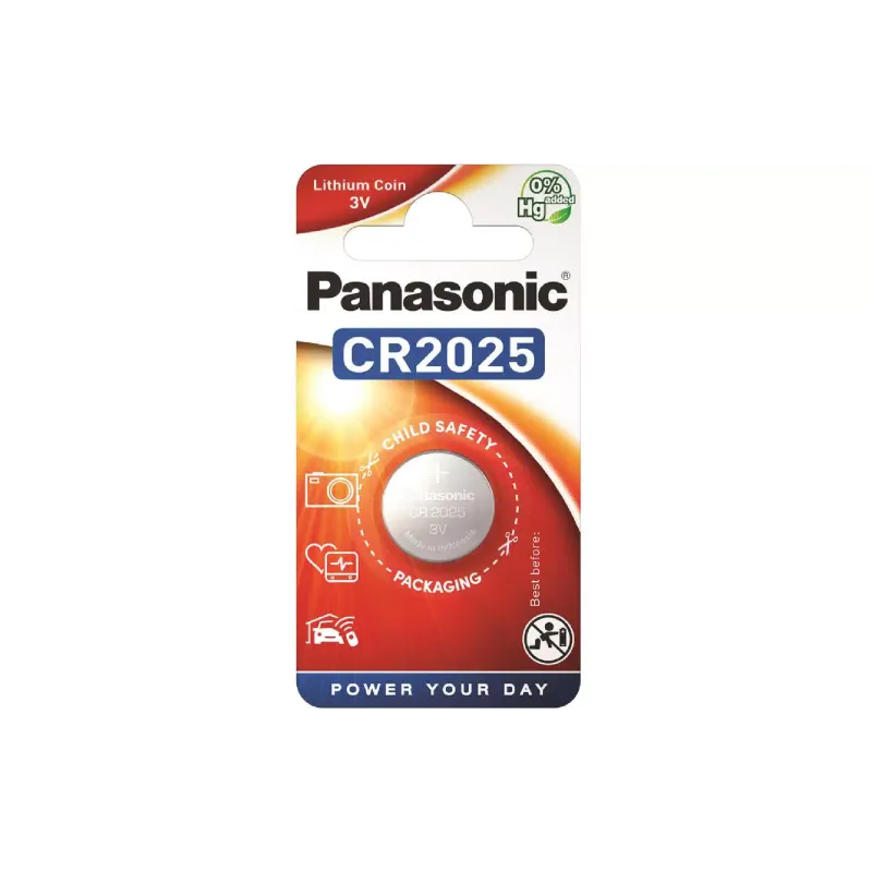 Батарейка Panasonic (CR-2025EL/1B)