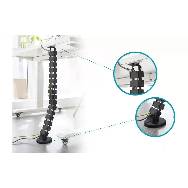 Organizator kablov Digitus, Black (DA-90505)