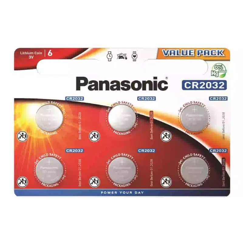 بطارية Panasonic (CR-2032EL/6B)