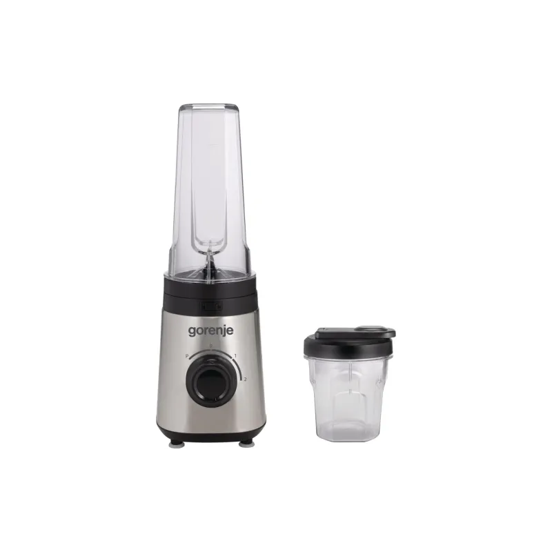 Блендер для смузі Gorenje (BSM600E), 600 мл, 320 Вт, Black/Stainless steel