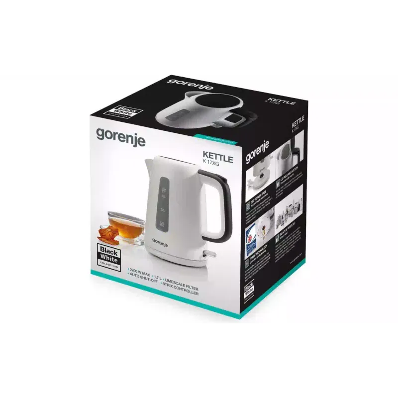 Электрочайник Gorenje, 1700 мл (K17XG)