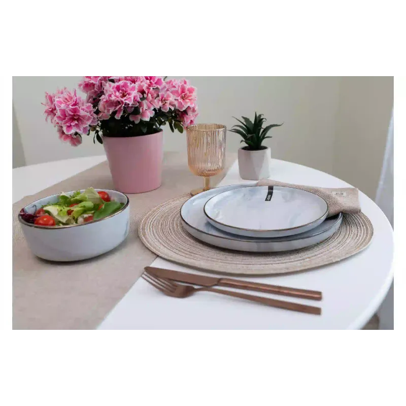 طبق حلوى Ardesto Marmo, White (AR2919MRW)