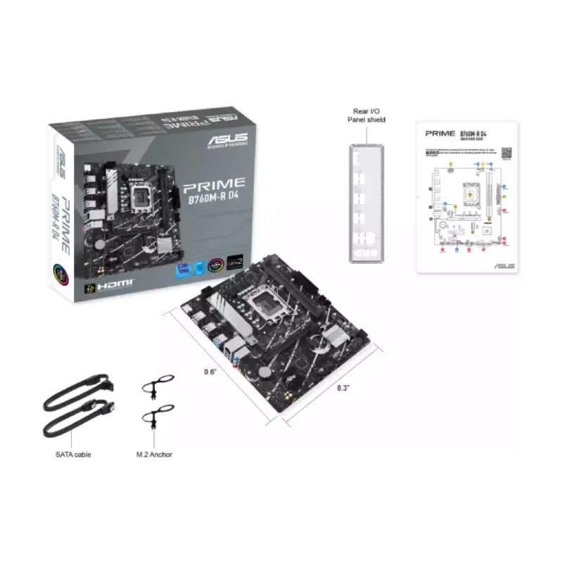 Материнська плата Asus  (PRIME B760M R D4)