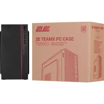 Корпус для ПК 2E TeamX  Black (2E-TMX03)