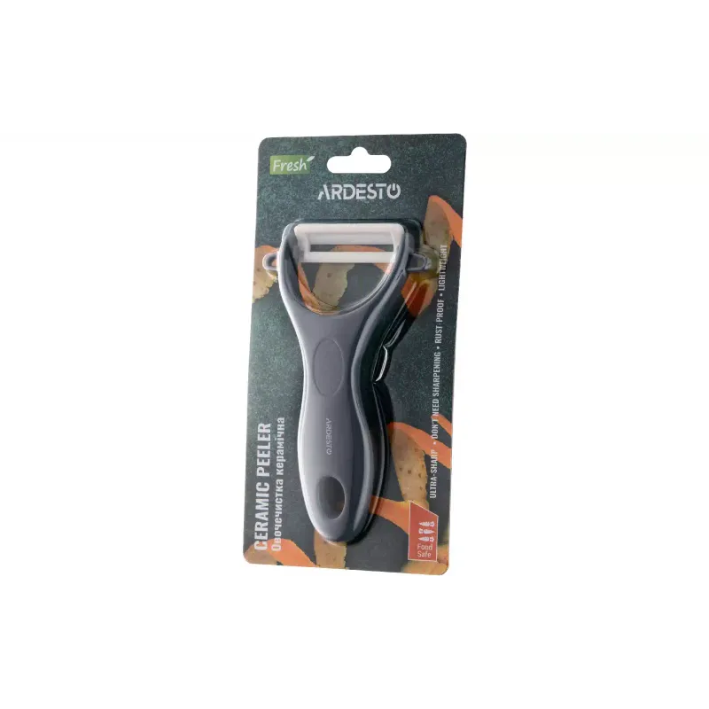 Ceramic vegetable peeler Ardesto Fresh, Gray (AR8340G)