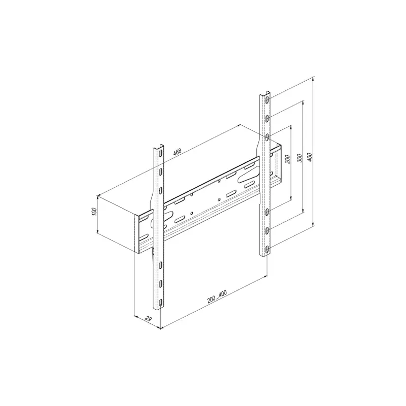 Fiksni nosilec za monitor KSL (WMO-6240P)