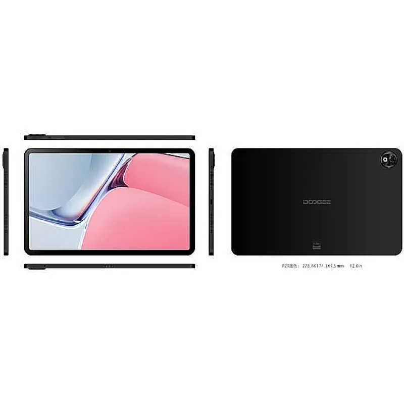 Tablični računalnik Doogee T20 Ultra, Black (6924351661502)