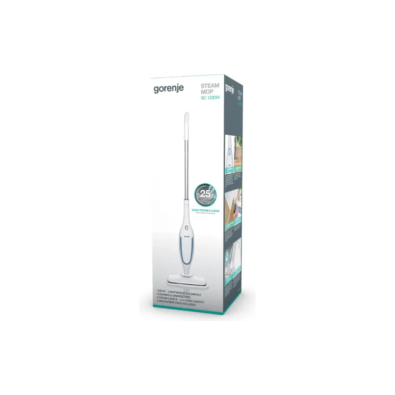 Пароочисник Gorenje (SC1200W), 350 мл, White