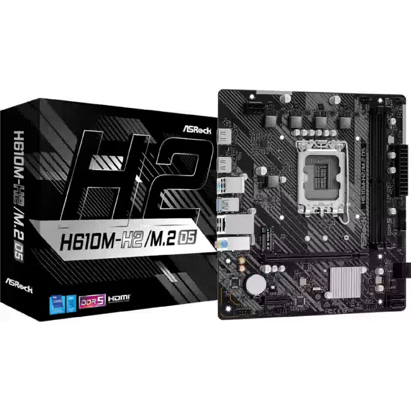 Материнська плата ASRock H610 (H610M H2/M.2 D5), s1700