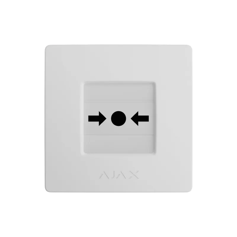 Gomb Ajax, White (000044796)