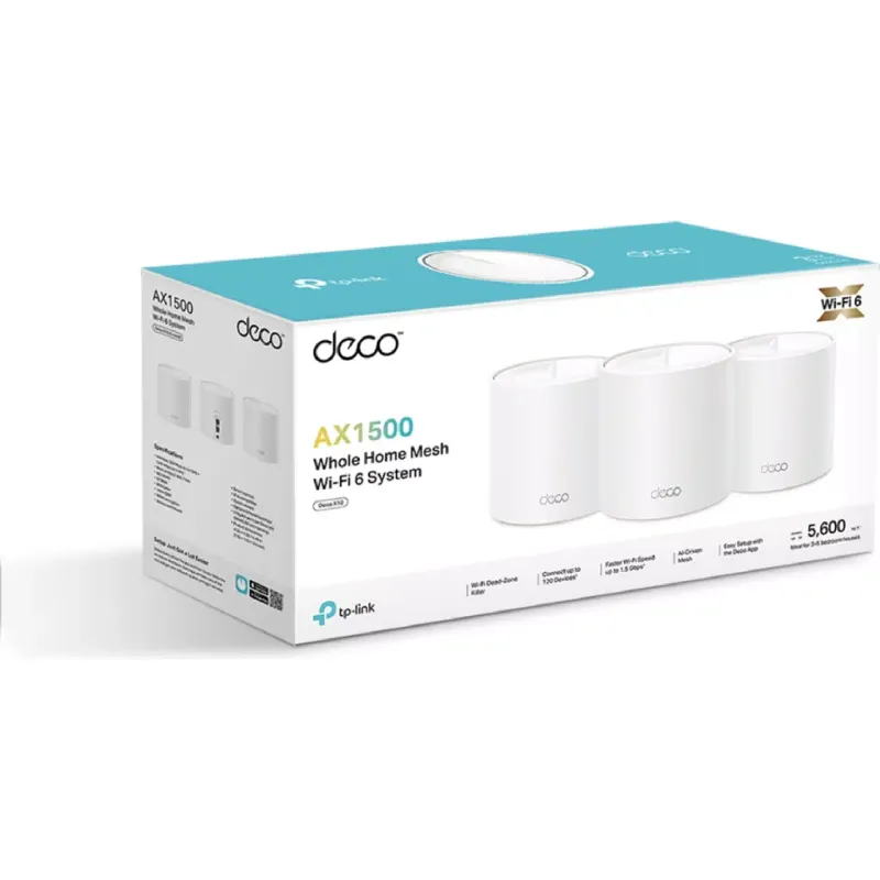 Sistema Wi-Fi TP-Link (Deco X10 3 pack)