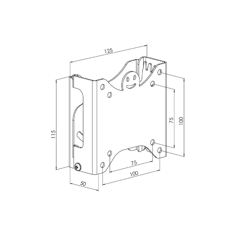 Βάση στήριξης για οθόνη με δυνατότητα κλίσης KSL (WM111N)