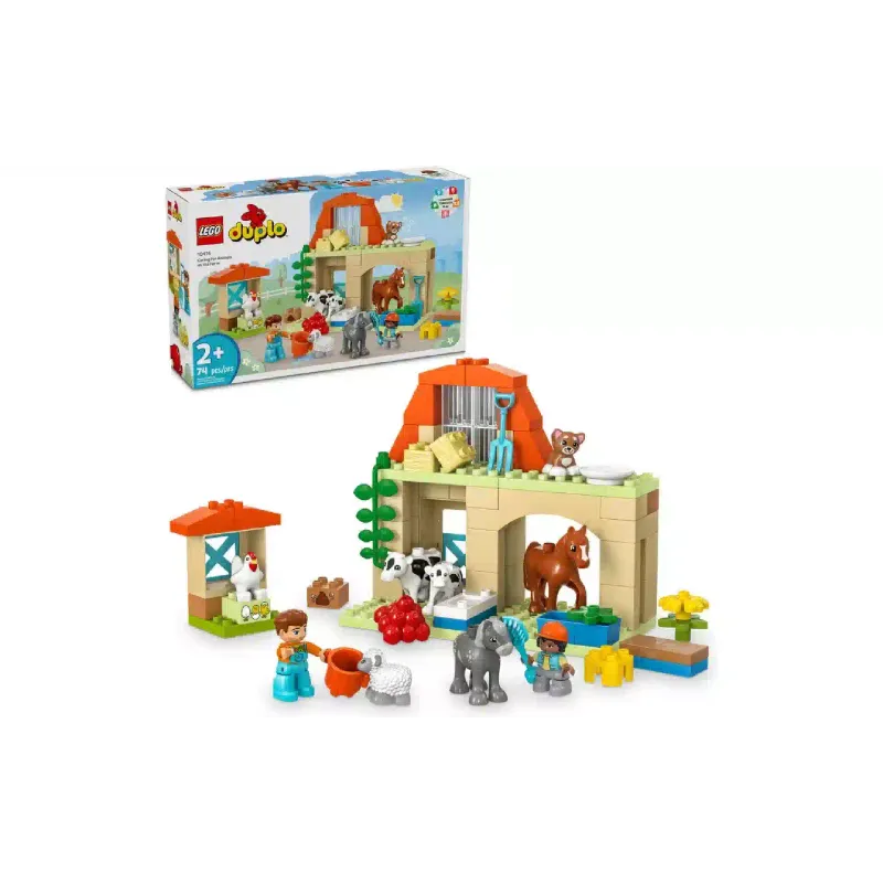 Constructor LEGO Duplo Caring for Animals at the Farm (10416)