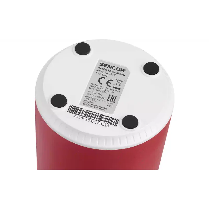 Smoothie blender Sencor (SBL134RD), 500 ml, 150 W, White/Red