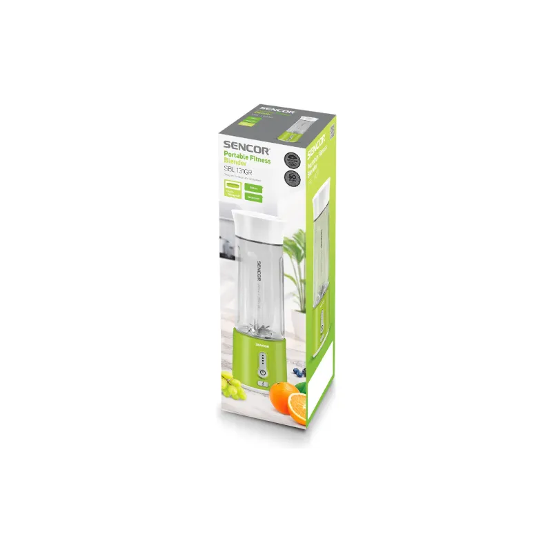 خلاط العصائر Sencor, White/Green (SBL131GR)