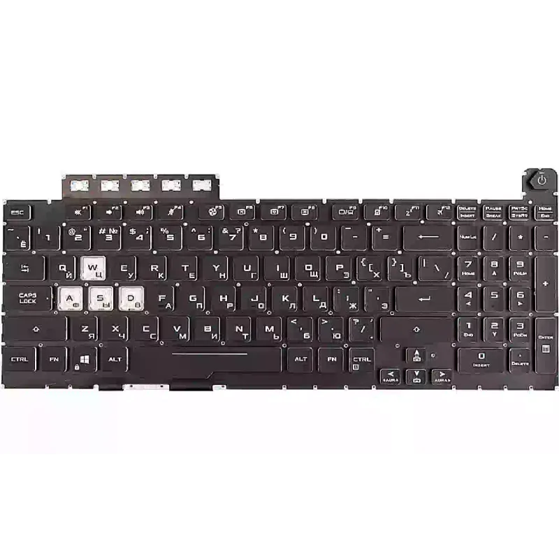 لوحة مفاتيح للكمبيوتر المحمول PowerPlant, Black (KB314959)