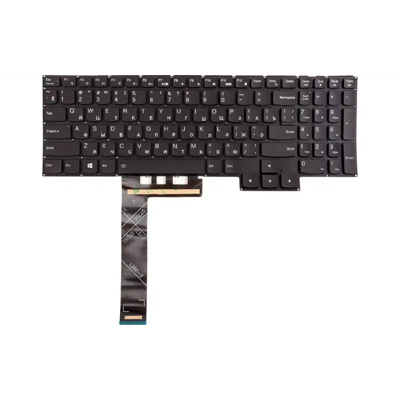 Teclado para portátil PowerPlant, Black (KB314881)