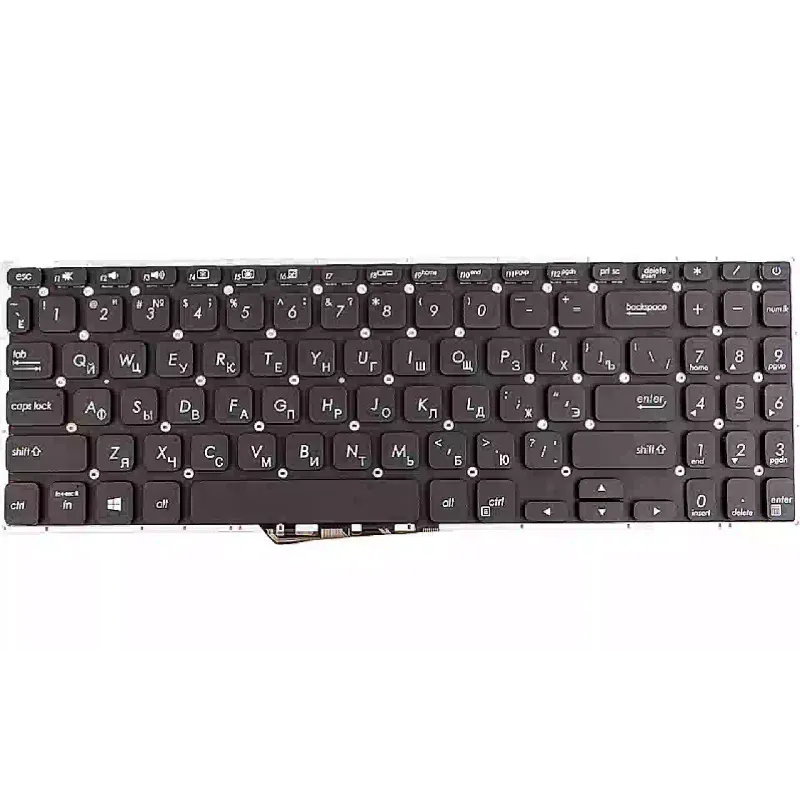 لوحة مفاتيح للكمبيوتر المحمول PowerPlant, Black (KB314546)