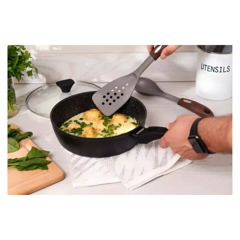 Kitchen spatula Ardesto Gemini, Grey/Brown (AR2133PG)