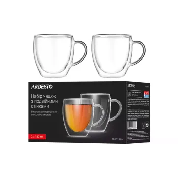 Xícara Ardesto, Transparent (AR2618BH)